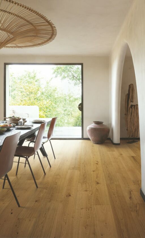 Quickstep Cala Sunrise Oak Engineered Flooring, Brushed & Extra Matt Lacquered, 220x13x2200mm