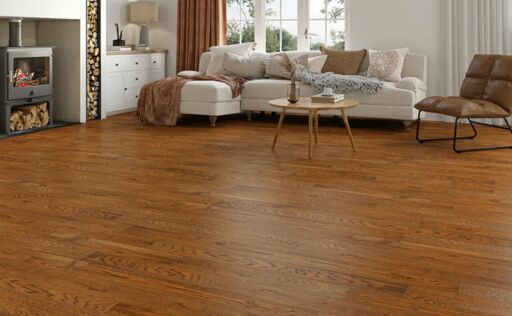 Ravenwood Engineered Oak Flooring, Rustic, Golden, Brushed & UV Oiled, 125x10xRLmm Thumb