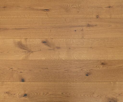 Serawen Engineered Oak Flooring, Golden, Brushed, Rustic, UV Lacquered, 190x20x1900mm Thumb