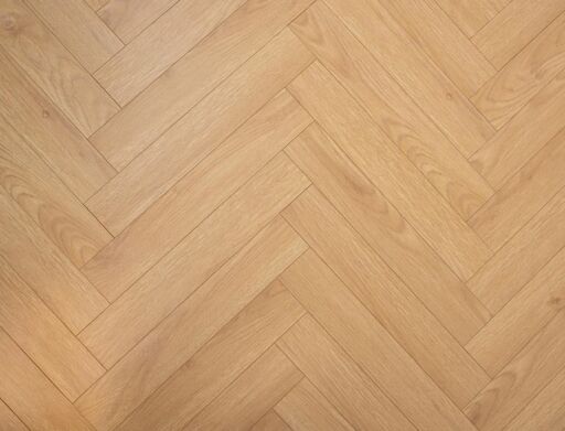 Sunspire Oak Herringbone Laminate Flooring, Golden Blonde, 100x8x600mm