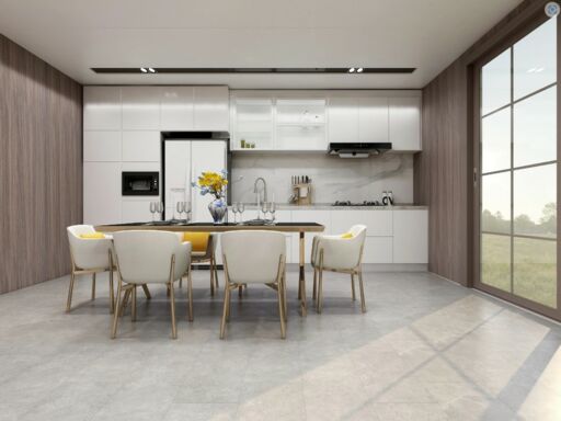 Tradition BML Natural Stone Tile Effect SPC Vinyl Flooring, 310x6.5x600mm