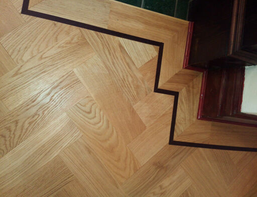 Tradition Classics Solid Oak Parquet Flooring Blocks, Tumbled, Unfinished, Rustic, 70x22x230mm Thumb