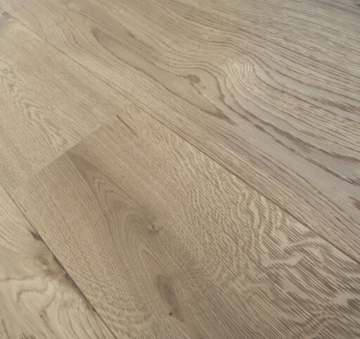 Tradition Engineered Oak Flooring, Natural, Brushed, Oiled, 220mm x14mm x 2200 mm Thumb