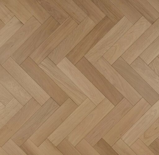 Tradition Engineered Oak Parquet Flooring, Herringbone, Prime, Invisible Lacquered, 125x14x600mm