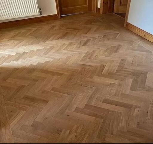 Tradition Nature Solid Oak Herringbone, Rustic, Unfinished 70x22x280mm Thumb