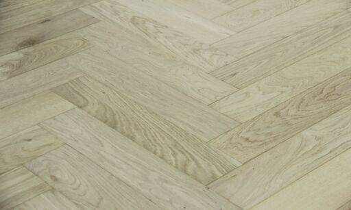 Tradition Select Engineered Oak Herringbone Flooring, Brushed, Unfinished 90x15x600mm