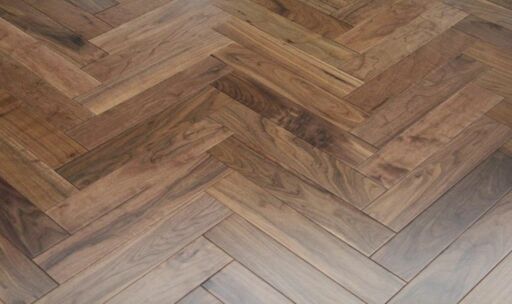 Tradition Select Engineered Walnut Herringbone Flooring, Lacquered, 90x18x600mm