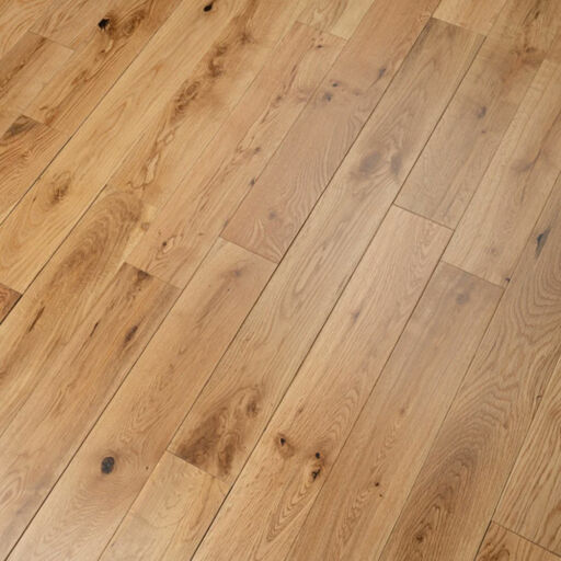 Tradition Solid Oak Flooring, Rustic, Lacquered, RLx90x18mm Thumb