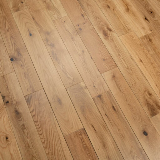 Tradition Solid Oak Flooring, Rustic, Lacquered, RLx90x18mm Thumb