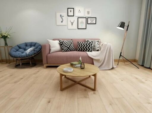 Tradition WPC Urban Natural Vinyl Flooring Planks (with 1mm built-in underlay), 178x6.5x1217mm