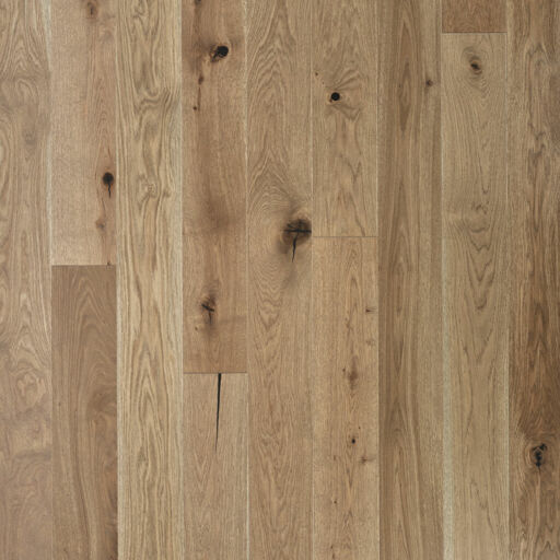 V4 Driftwood, Pebble Grey Engineered Oak Flooring, Rustic, Stained, Brushed & Matt Lacquered, 155x14x2200mm Thumb