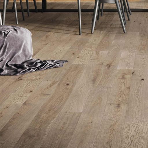 V4 Driftwood, Pebble Grey Engineered Oak Flooring, Rustic, Stained, Brushed & Matt Lacquered, 155x14x2200mm Thumb