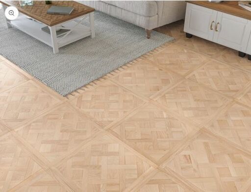 Vadstena Versailles Engineered Oak Flooring, Rustic, Brushed, Unfinished 600x14x600mm Thumb