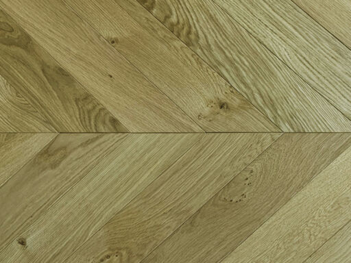 Xylo Natural Engineered Oak Flooring, Rustic, Chevron, Brushed & UV Oiled, 90x14x540mm