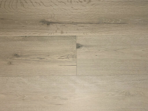 Xylo Polar White Stained Engineered Oak Flooring, Rustic, Brushed & UV Oiled, 190x4x20mm