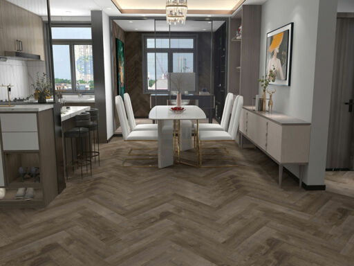 Xylo Silver Rock, Herringbone, SPC, Vinyl Flooring, 110x6x620mm