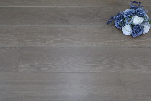 Tradition Engineered Oak Flooring, Sandy Grey, Lightly Brushed, UV Oiled, 220x14x2200mm