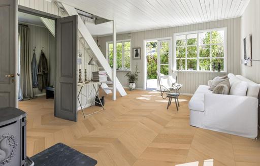 Kahrs Sensation Illusion Click Chevron LVT Flooring, 145x6x665.4mm