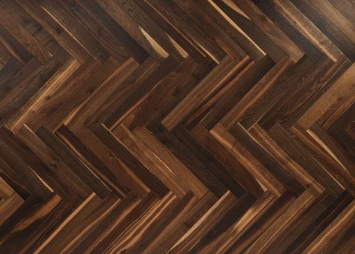 V4 Wood Flooring Smoked Herringbone (Left), Engineered, 70mm x 11mm x 490mm