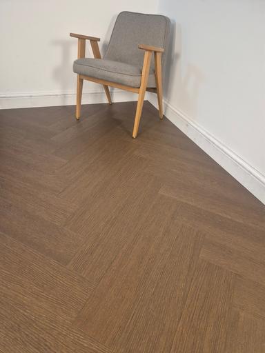 V4 Wood Flooring New Brown Veneered Herringbone (Left), 146mm x 10.4mm x 730mm