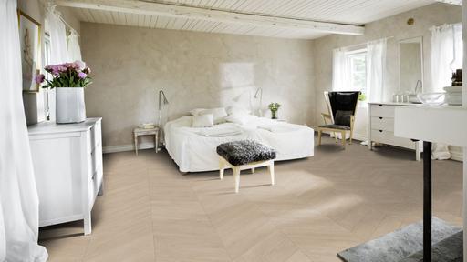 Kahrs Sensation Perception Click Chevron LVT Flooring, 145x6x665.4mm