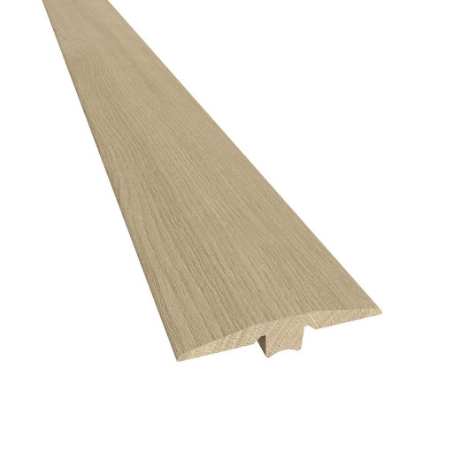 Kahrs Mouldings T-Moulding Oak Light White, Matt Lacquered