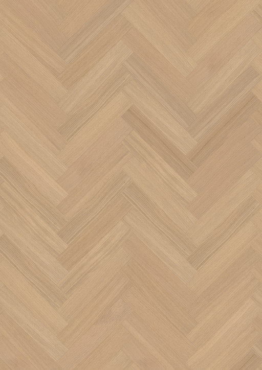 Kahrs Life Authentic Herringbone Oak Ginseng Engineered Flooring, Brushed & Ultra Matt Lacquered, 121x10x593mm