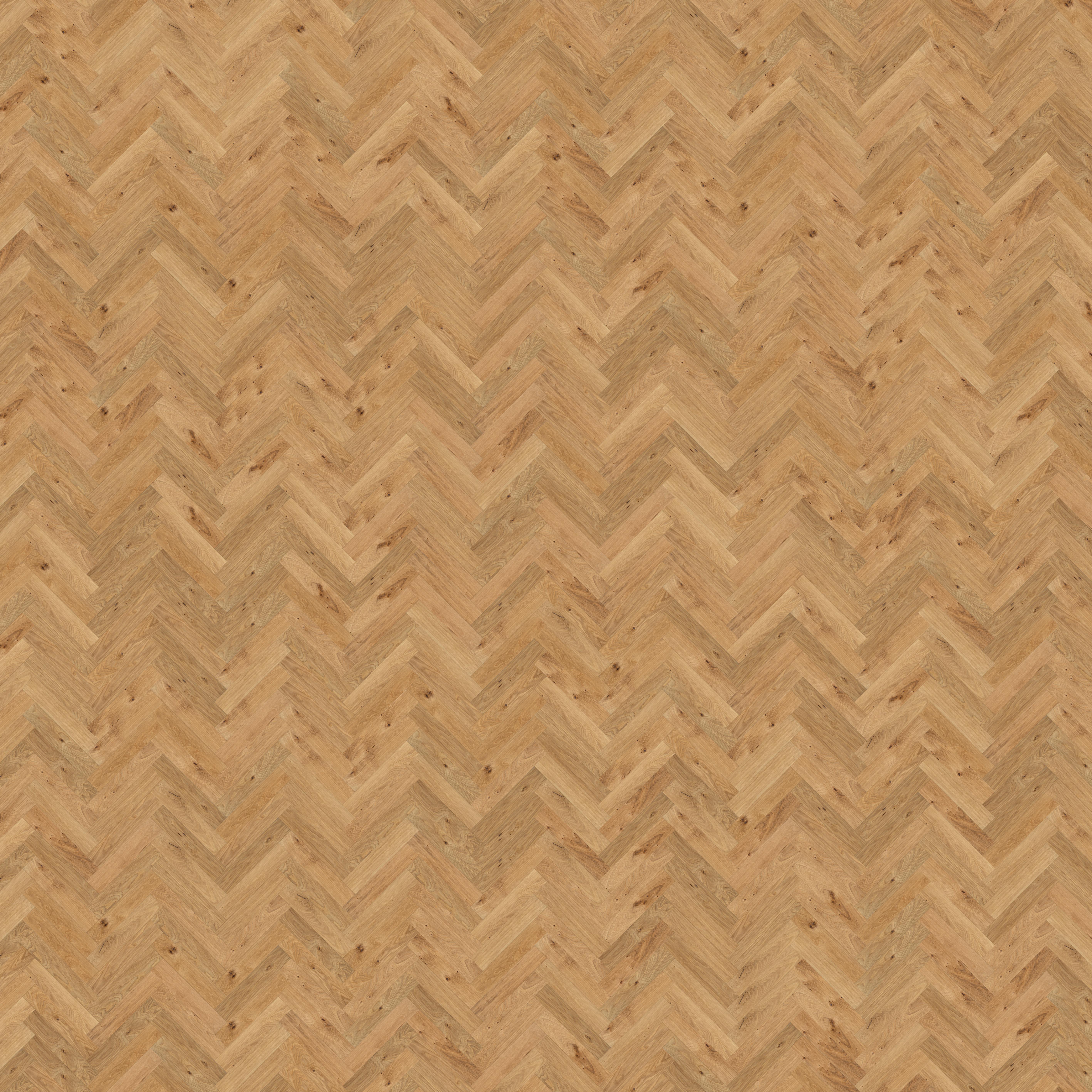 Kahrs Large Herringbone Oak Herringbone Cd Matt Engineered Flooring, Brushed & Matt Lacquered, 120x11x600mm Image