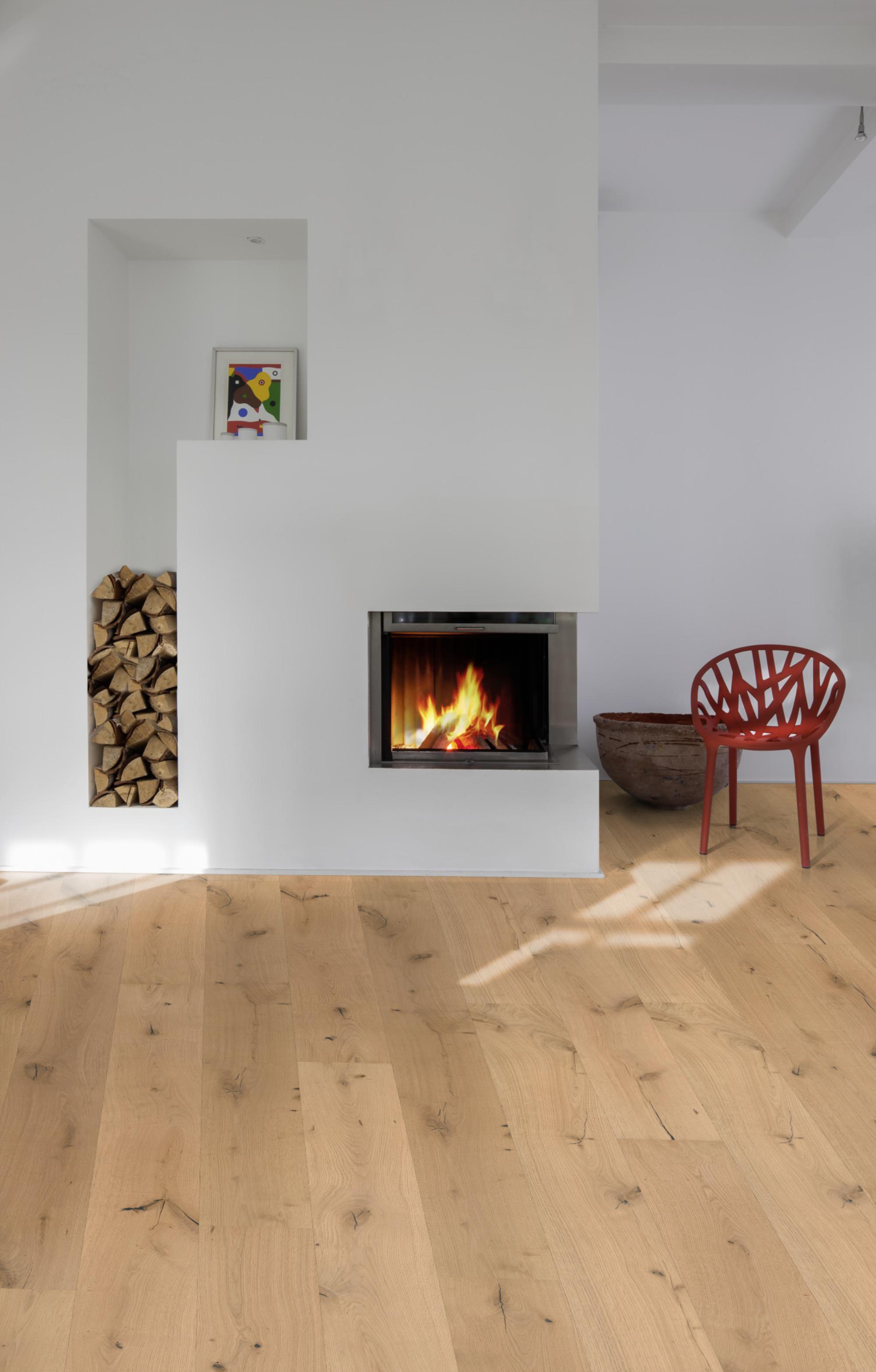 Kahrs Tempest Oak Boreas Engineered Flooring, Brushed & Oiled, 220x14x2200mm Image