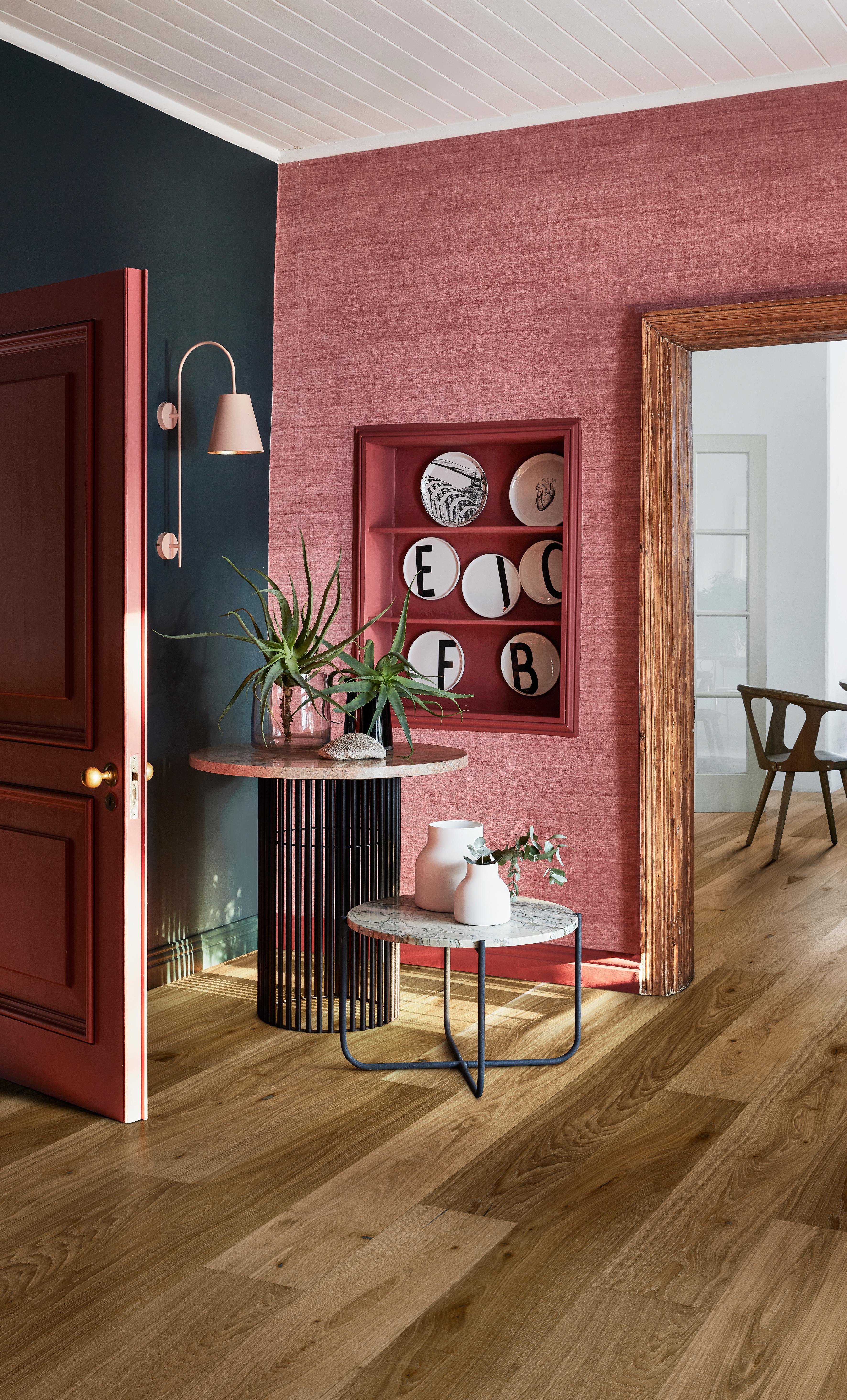 Kahrs Piazza Oak Piazza Cd Vintage Smoked Engineered Flooring, Brushed & Oiled, 180x11x1800mm Image