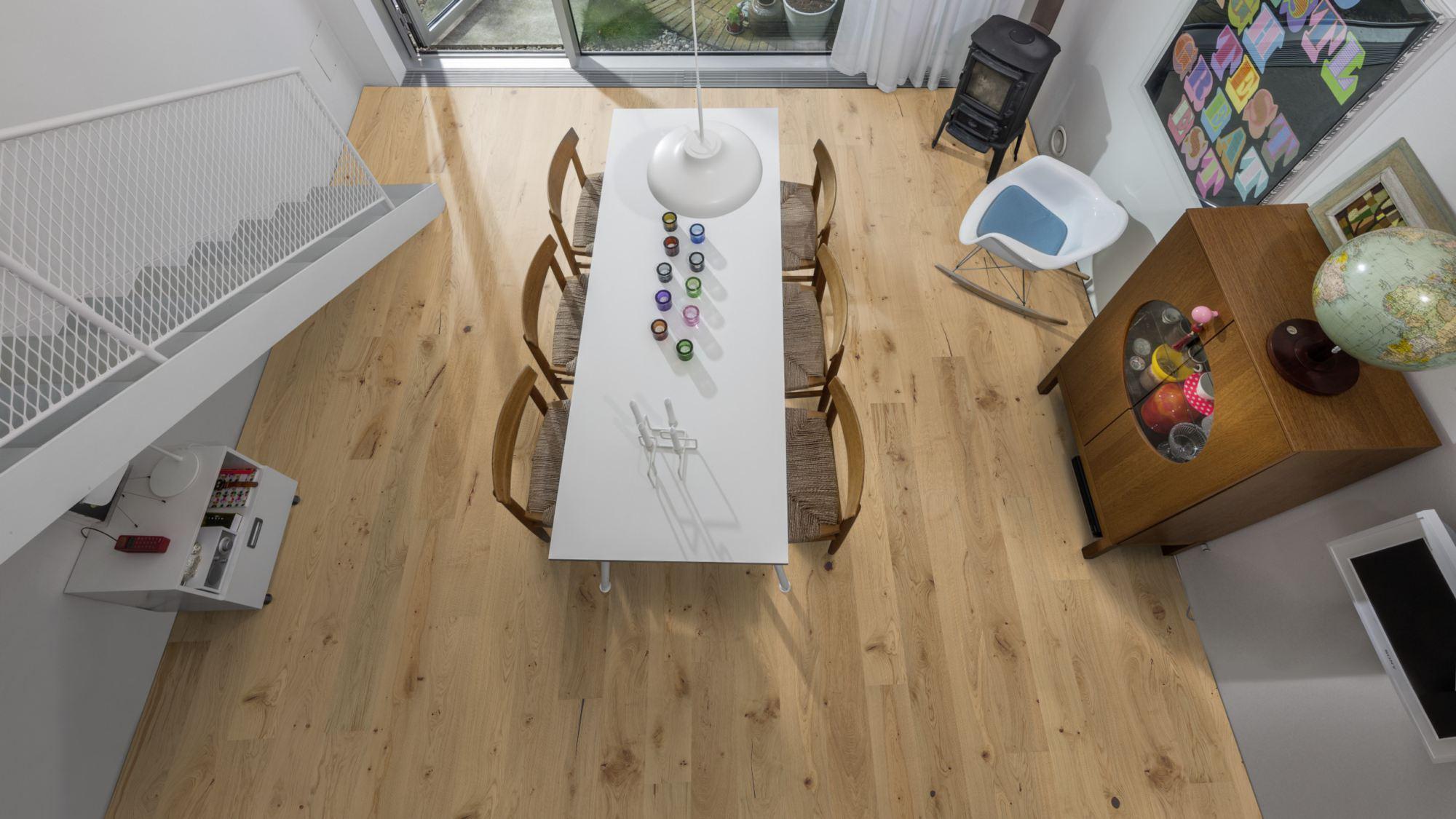 Kahrs European Naturals Oak Rochford Engineered Flooring, Brushed & Matt Lacquered, 187x15x2266mm Image