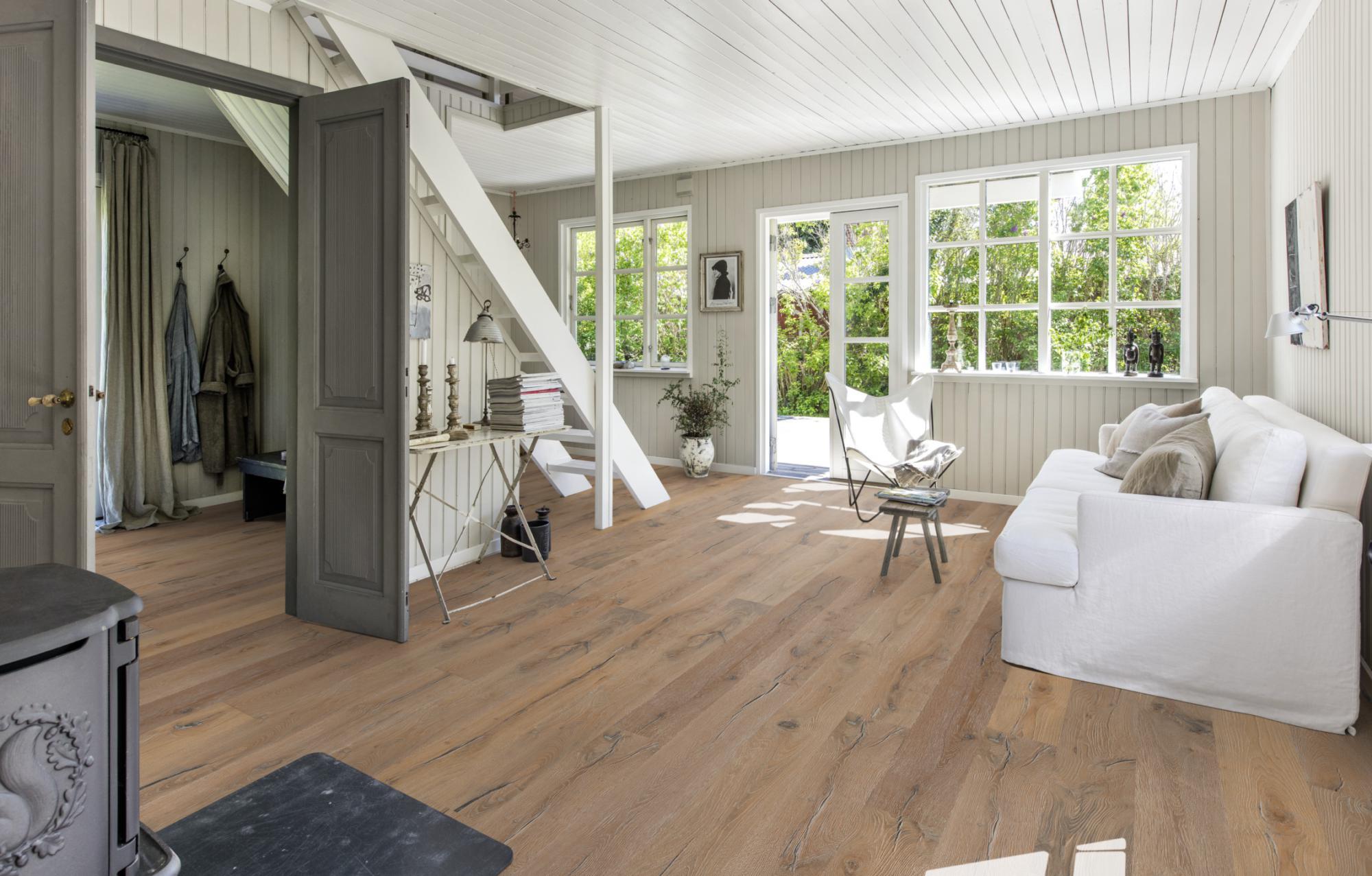 Kahrs Da Capo Oak Indossati Engineered Flooring, Brushed & Oiled, 190x15x1900mm Image