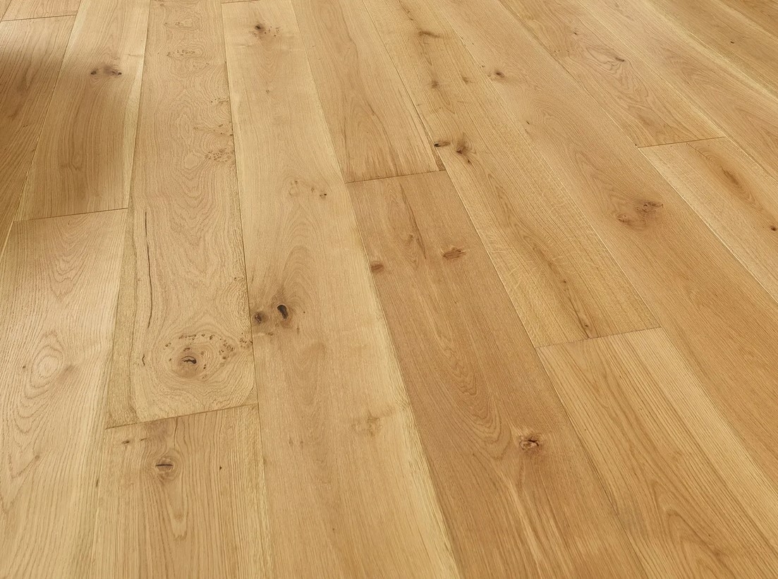 Blanko Budget Montilla, Engineered Oak Flooring, Natural, Brushed and Oiled, 190x15x1900mm Image