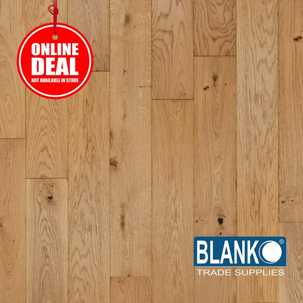 Blanko Budget Whimsy Orchid Engineered Oak Flooring, Brushed & Oiled, Rustic, 150x18xRL Image