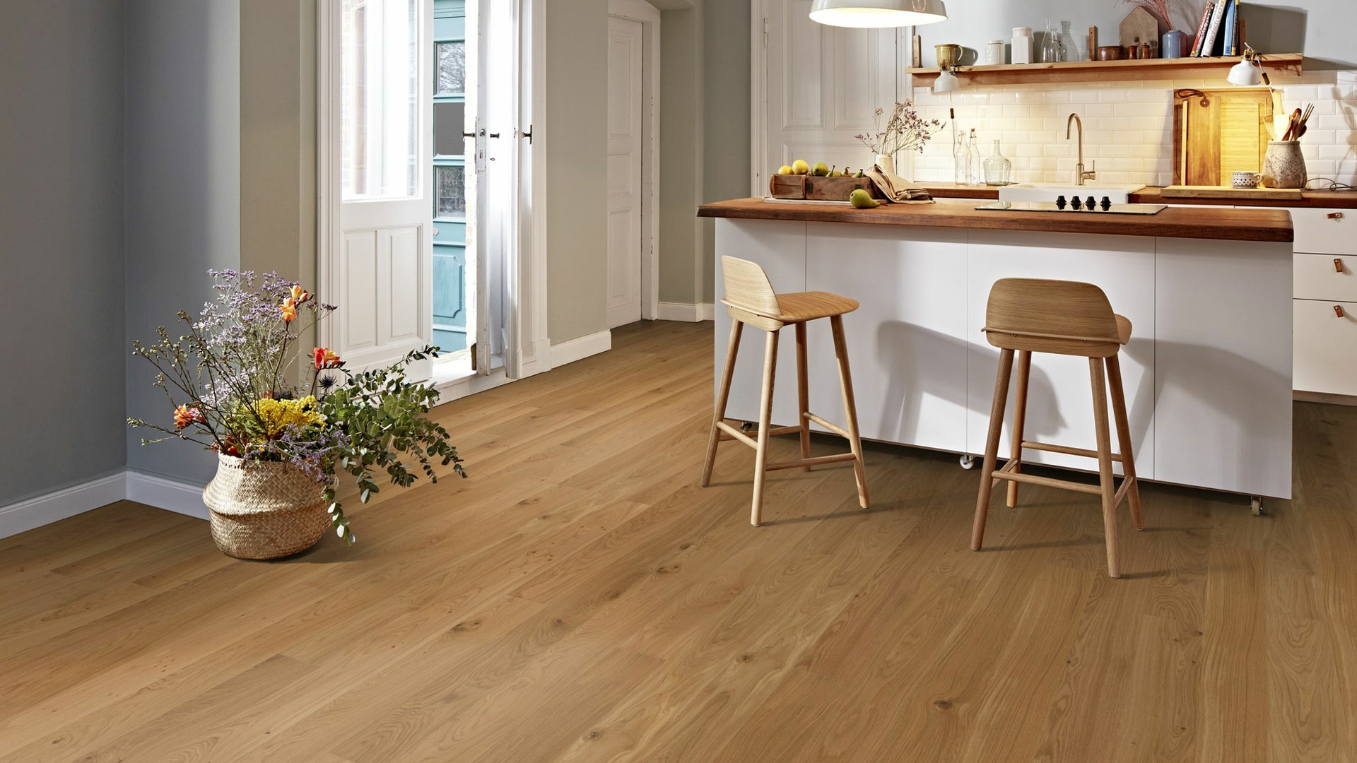 Boen Animoso Oak Engineered Flooring, Oiled, 138x3.5x14mm Image