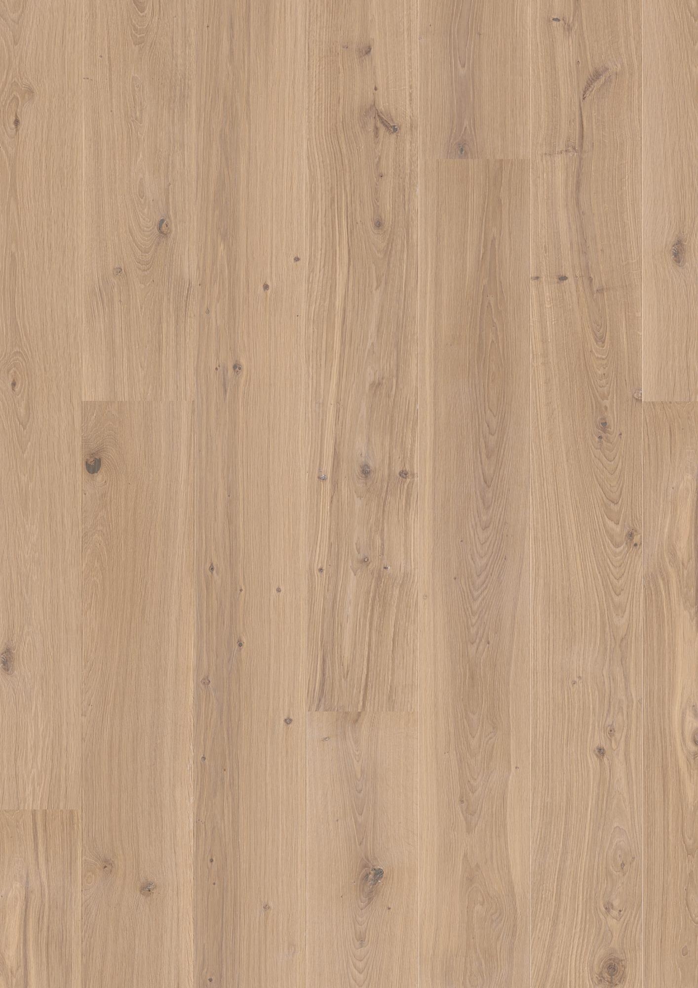 Boen Animoso Oak Engineered Flooring, White, Live Natural Oiled, Rustic, 14x181x2200mm Image