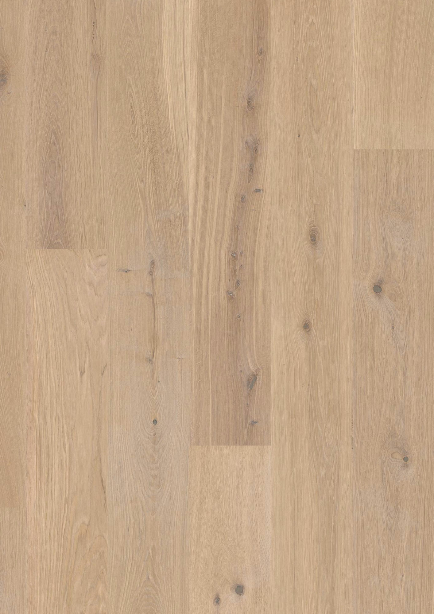 Boen Animoso Oak Engineered Flooring, White, Matt Lacquered, 209x3x14mm Image