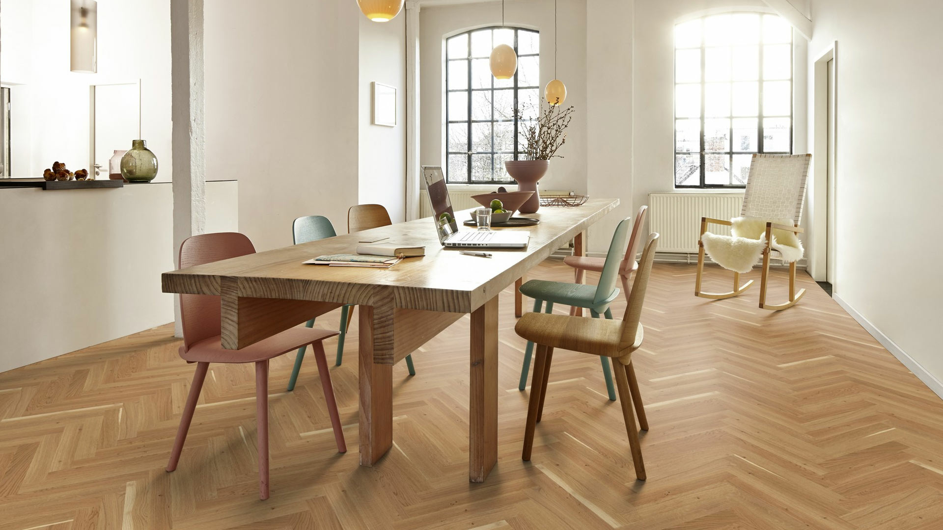 Boen Prestige Basic Oak 2 Layer Parquet Flooring, Oiled, 70x10x470mm Image