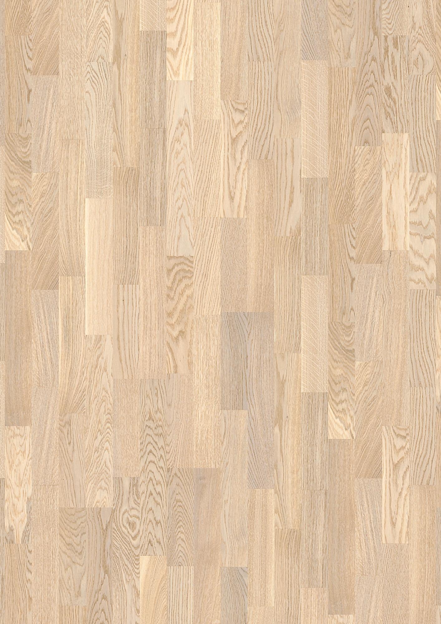 Boen Concerto Oak White Engineered 3-Strip Flooring, Matt Lacquered, 215x14x2200mm Image