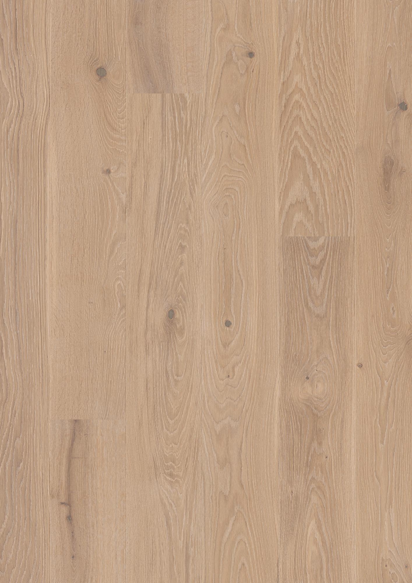 Boen Coral Oak Engineered Flooring, Brushed, White Stained, Oiled, 209x3.5x14mm Image