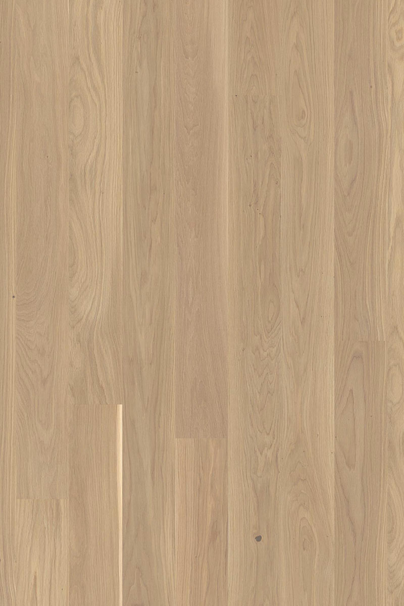 Boen Oak Andante Engineered Flooring, White, Live Natural Oiled, 138x3.5x14mm Image