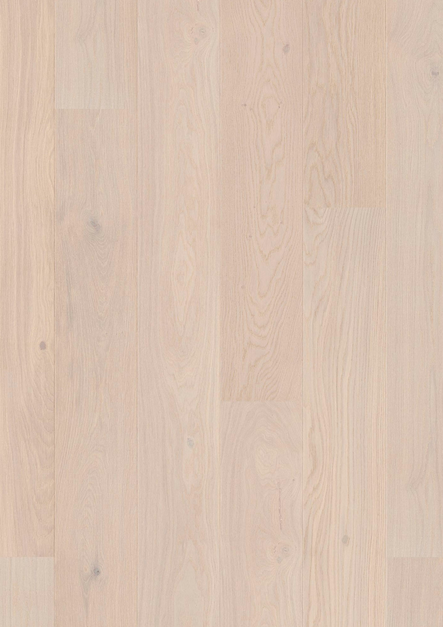 Boen Pearl Oak Engineered Flooring, White Stained, Unbrushed, Oiled, 209x3.5x14mm Image