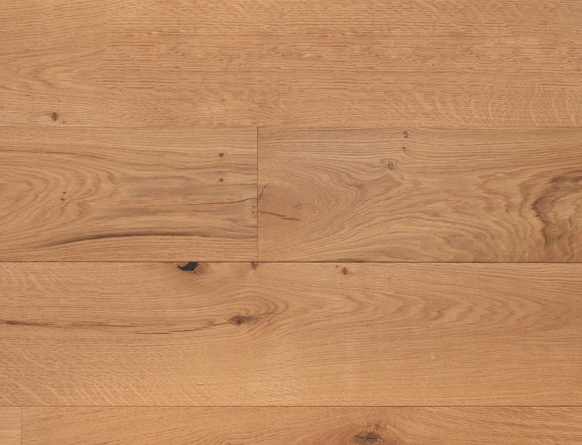 Kalix Engineered Oak Flooring, Rustic, Brushed & Oiled, 190x14x1900mm Image