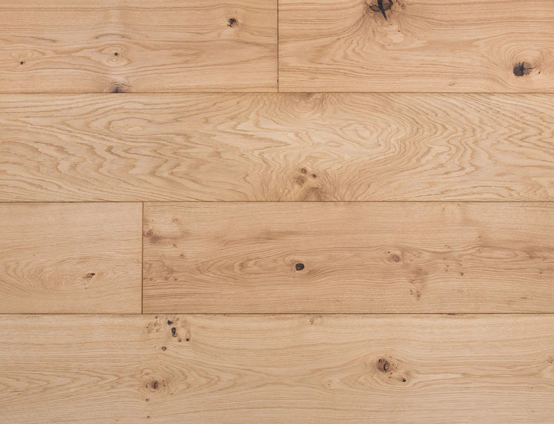 Elverum Engineered Oak Flooring, Rustic, Brushed & Oiled, 240x20x2200mm Image