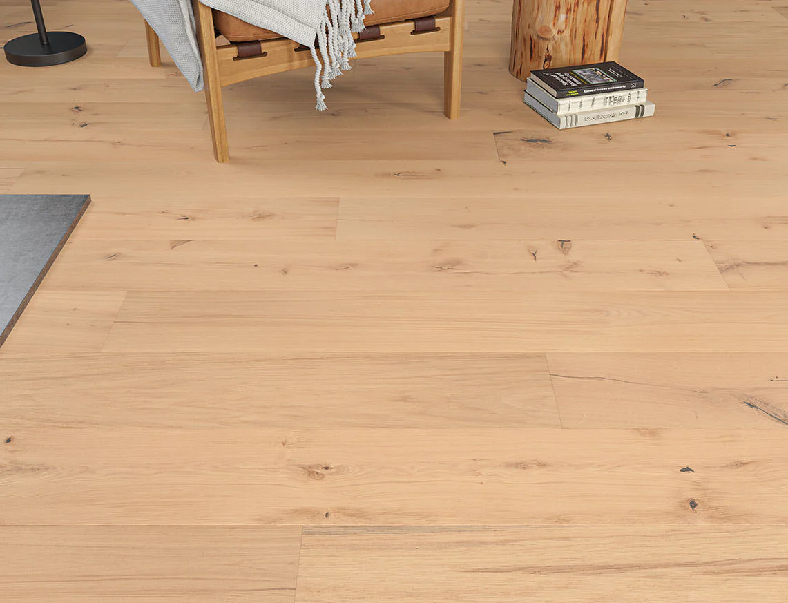 Falun Engineered Oak Flooring, Rustic, Invisible Oiled, 190x20x1900mm Image