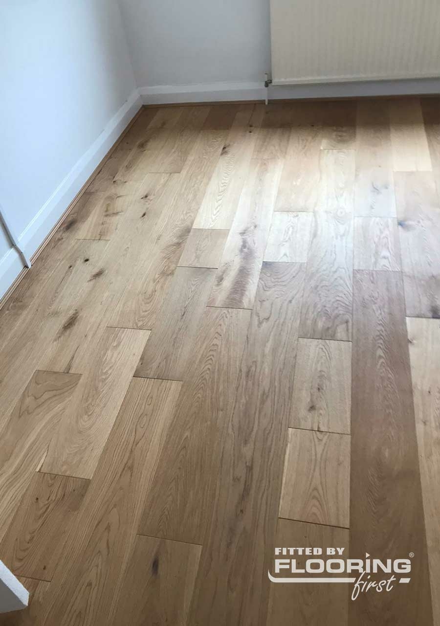 Chene Engineered Oak Flooring, Brushed & Invisible Oiled, 190x14xRLmm Image