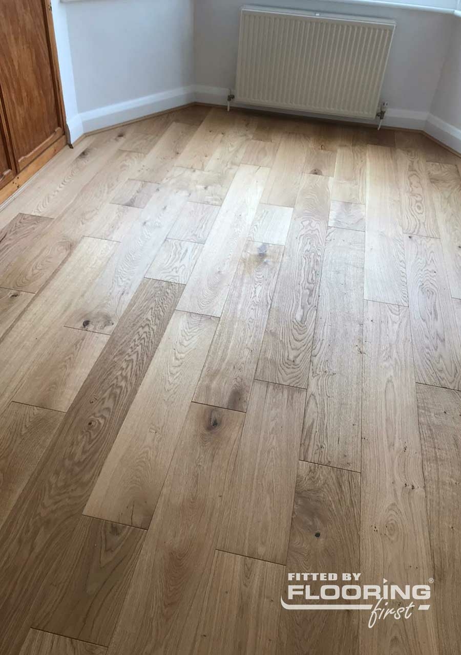 Chene Engineered Oak Flooring, Brushed & Invisible Oiled, 190x14xRLmm Image