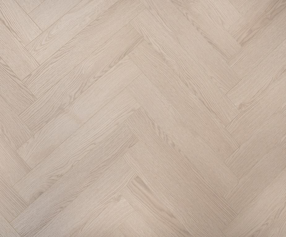 Dawnmist Deluxe Oak Herringbone Laminate Flooring, Smoky Grey, 100x12x600mm Image
