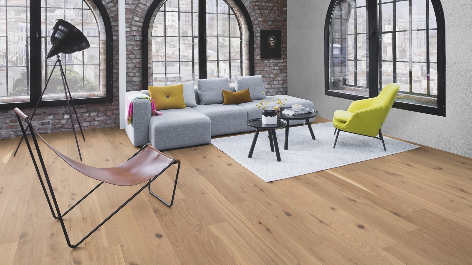 Boen Vivo Oak Engineered Flooring, Live Pure Lacquered, 138x3.5x14mm Image