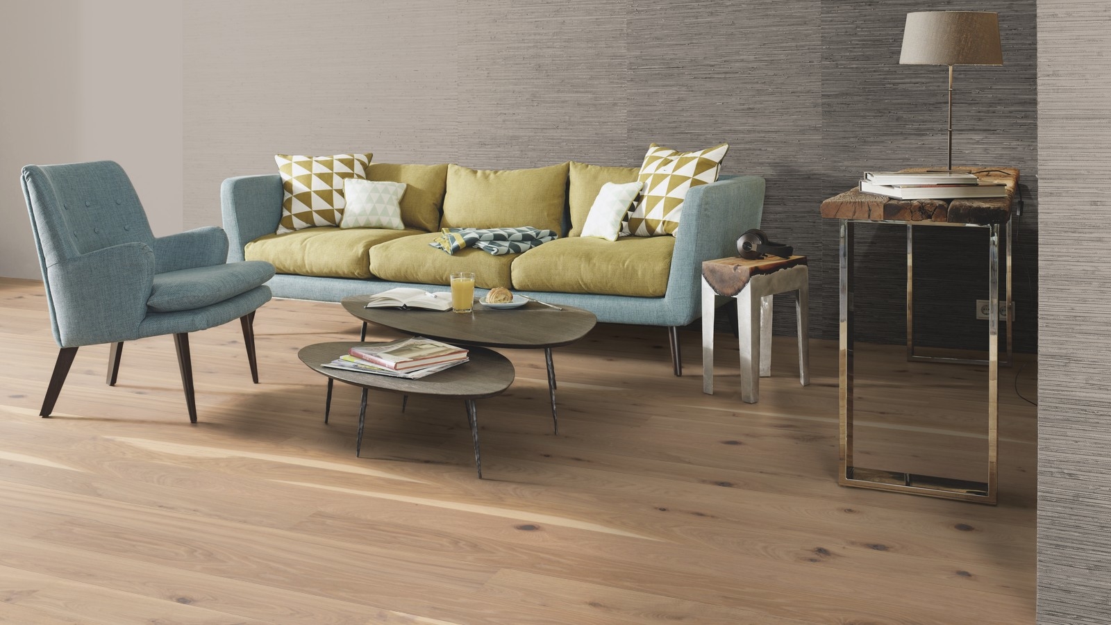 Boen Vivo Oak Engineered Flooring, Live Pure Lacquered, 138x3.5x14mm Image